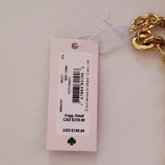 Kate spade BNWT tutti fruity charm necklace - Picture 7 of 8